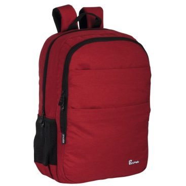 Mochila Junior Granate logo Bordado, Cinta Adaptable A Carro, Bolsillo Lateral Portabotellas y Gran Capacidad.