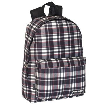 Mochila Junior de Poliéster Con Compartimento Director Y Bolsillo Frontal Con Cremallera.