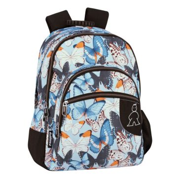 Mochila Doble Con Sistema Adaptable Oculto y Múltiples Compartimentos y Detalla de .