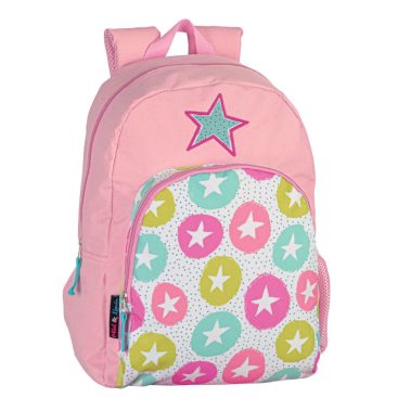 Mochila Junior Con Sistema Adaptable Oculto y Múltiples Compartimos y Refuerzos para proteger la mochila.