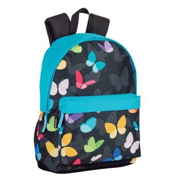 Mochila doble con adaptador oculto, correas acolchadas y espalda, correas reflectantes, múltiples compartimentos y cremalleras